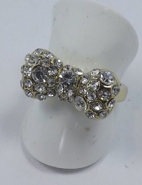 Anel Gravatinha Strass